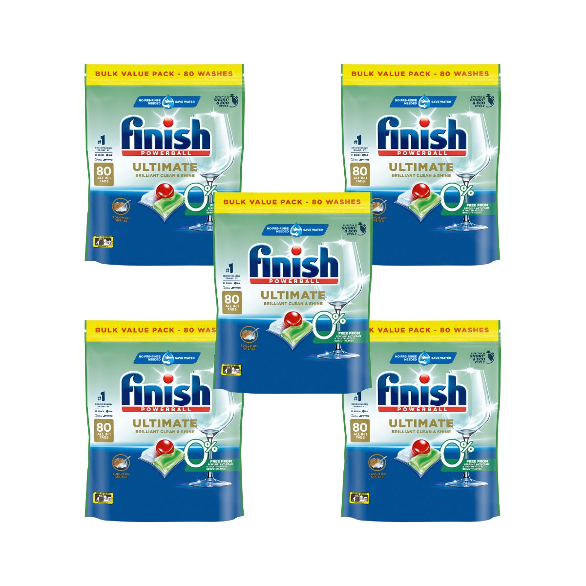 Finish Ultimate 0% Foam 400 Dishwasher Tablets-2006733377360760832