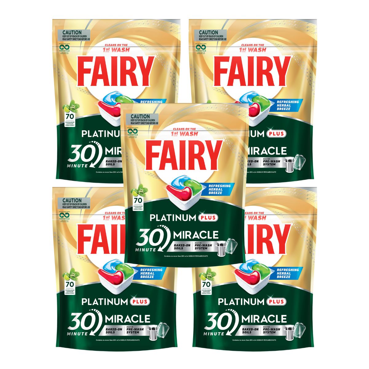 Fairy Platinum Plus x 350 Herbal Breeze Dishwasher Tablets-2006732780972675074