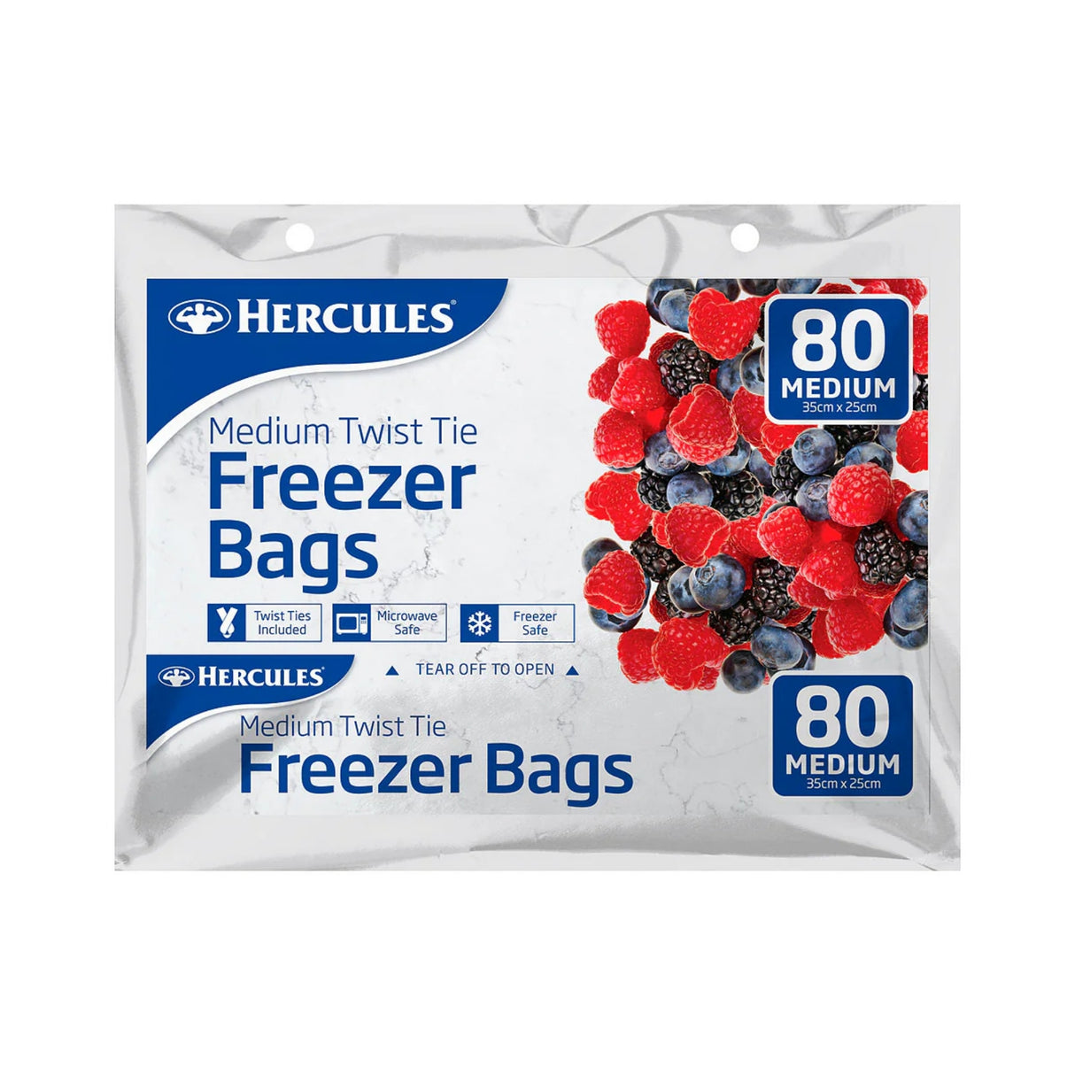 Hercules Tear-Off Freezer Bags Medium 80pk x2-2017004937778696193