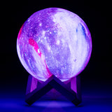 Lil' Dreamers Touch Lamp Galaxy Moon-2017004951410184193