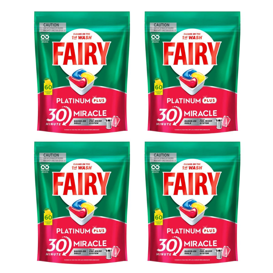 Fairy Platinum Plus x 240 Lemon Dishwasher Tablets-2018816815127465986