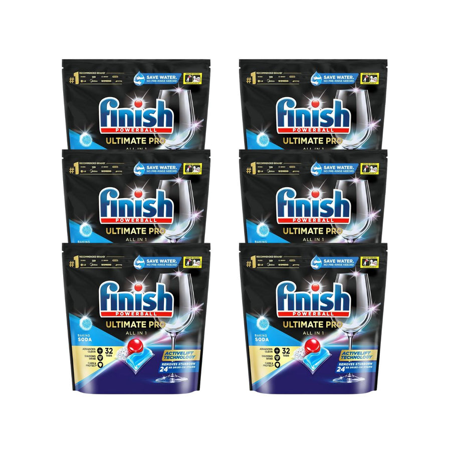 Finish Ultimate Pro 192 Baking Soda Dishwasher Tablets-2006733385074085888