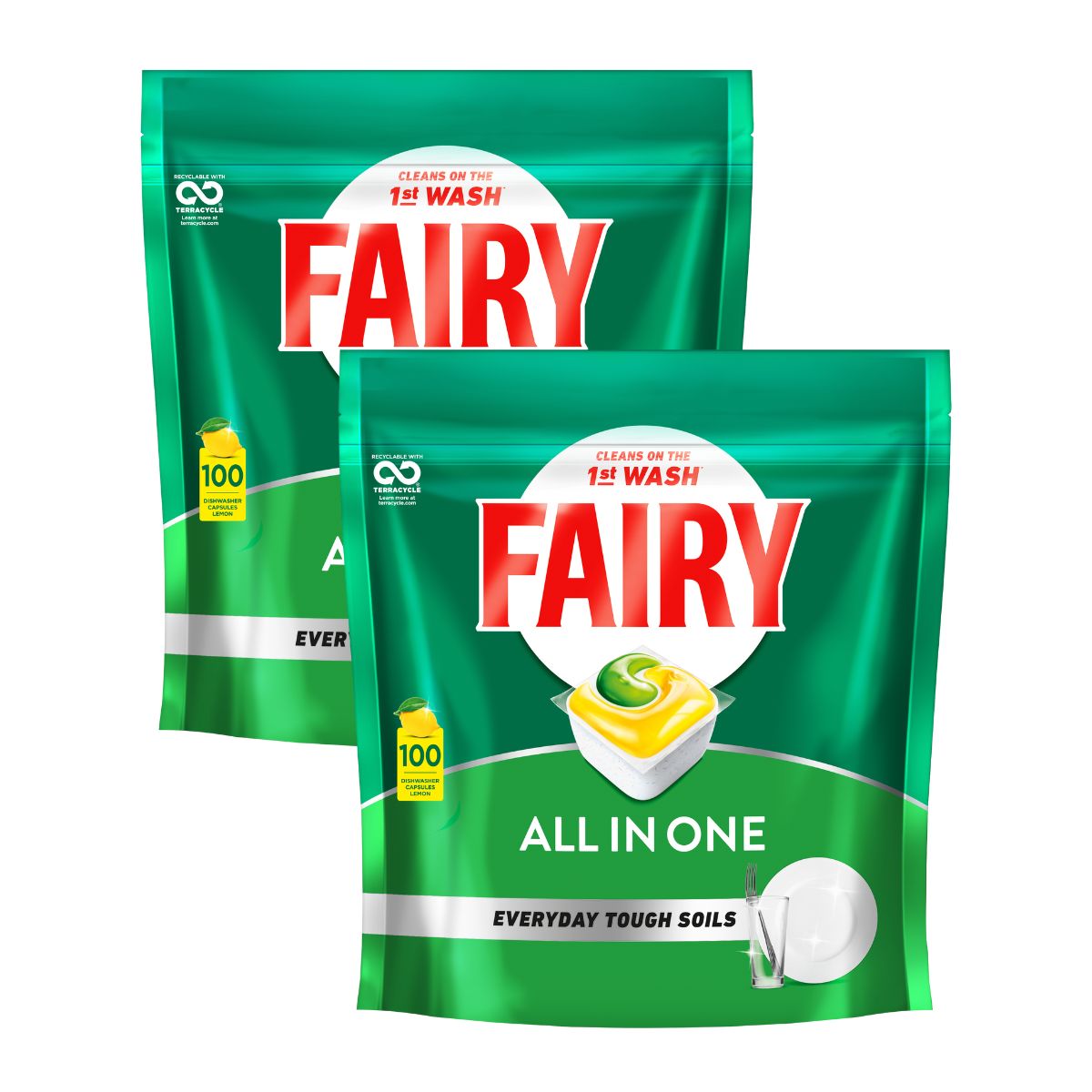 Fairy All In One x 200 Lemon Dishwasher Tablets-2018816716288692226