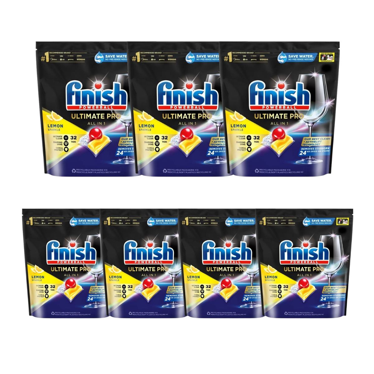 Finish Ultimate Pro 224 Lemon Dishwasher Tablets-2006733376727420928