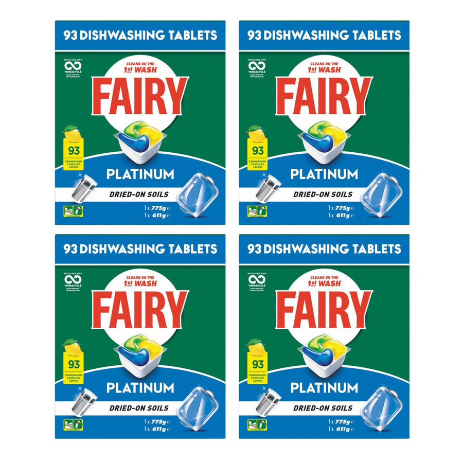 Fairy Platinum x 372 Lemon Dishwasher Tablets-2006732779701800962