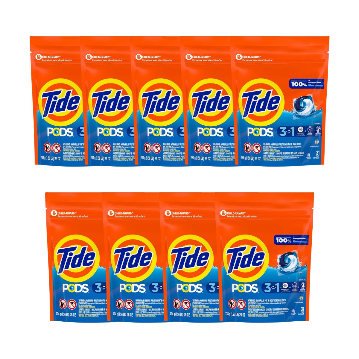 Tide 3in1 279 Clean Breeze Laundry Pods-2006733381450207232