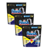 Finish Ultimate Pro x 195 Lemon Dishwasher Tablets - Front View