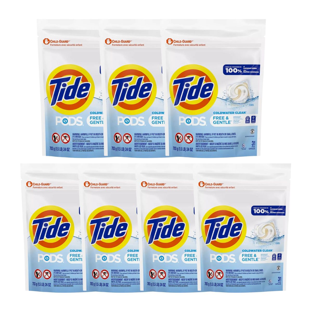 Tide Gentle Cold Water x 217 Laundry Pods-2006732794394447874
