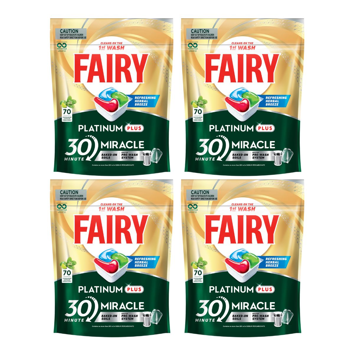 Fairy Platinum Plus x 280 Herbal Breeze Dishwasher Tablets-2006732780821680130