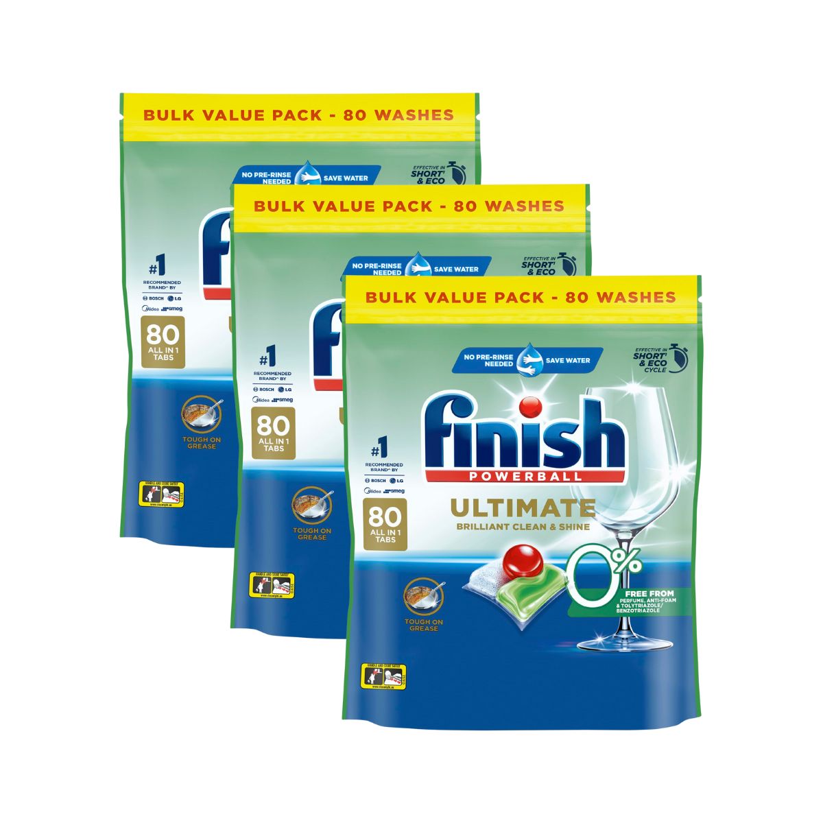 Finish Ultimate 0% Foam 240 Dishwasher Tablets-2006733377050382336