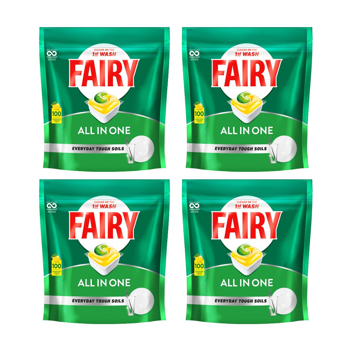 Fairy All In One x 400 Lemon Dishwasher Tablets-2018816821385367554