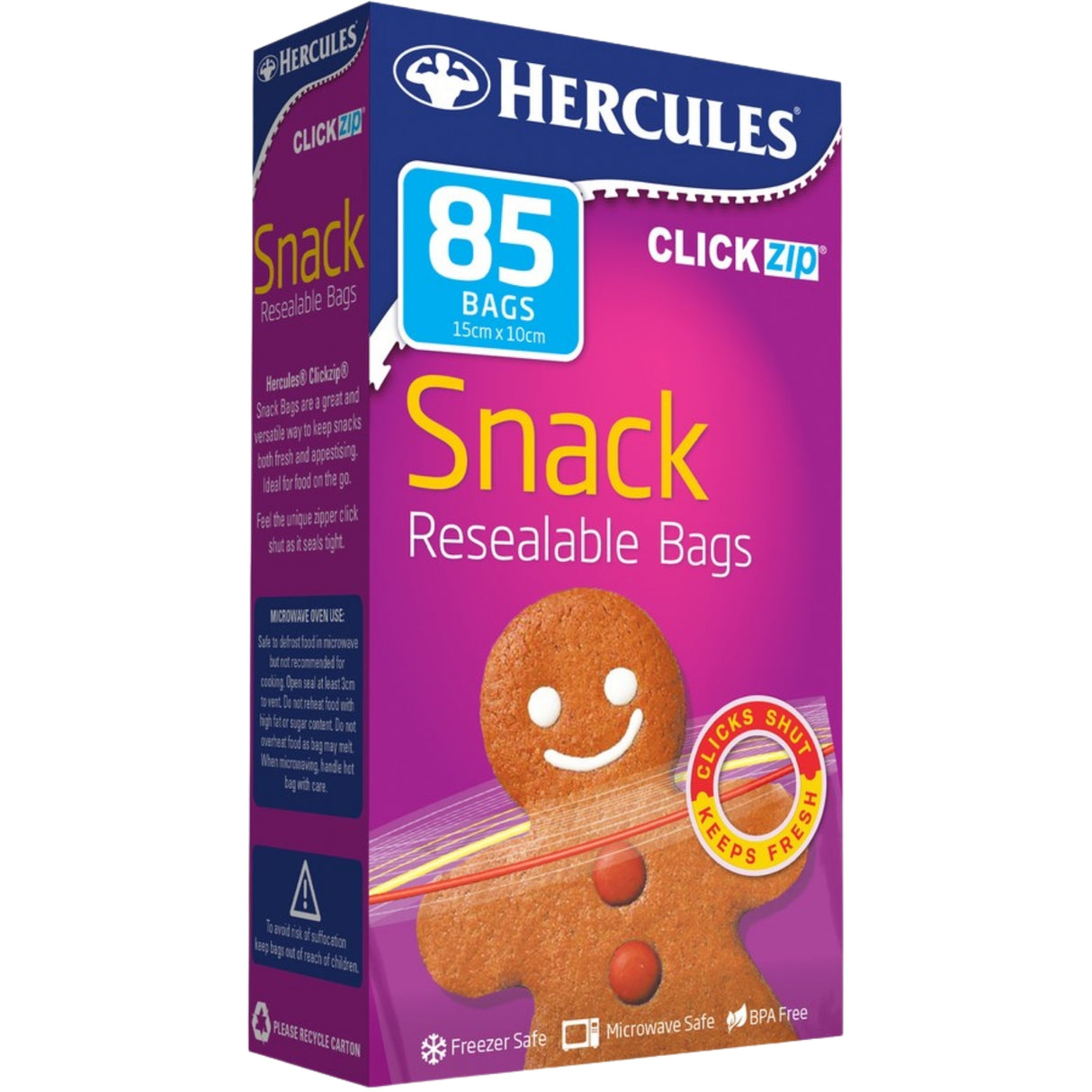 Hercules Snack Bags 85pk x10-2017004940391747585