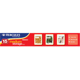 Hercules Medium Storage Bags 15pk x3 - Front View