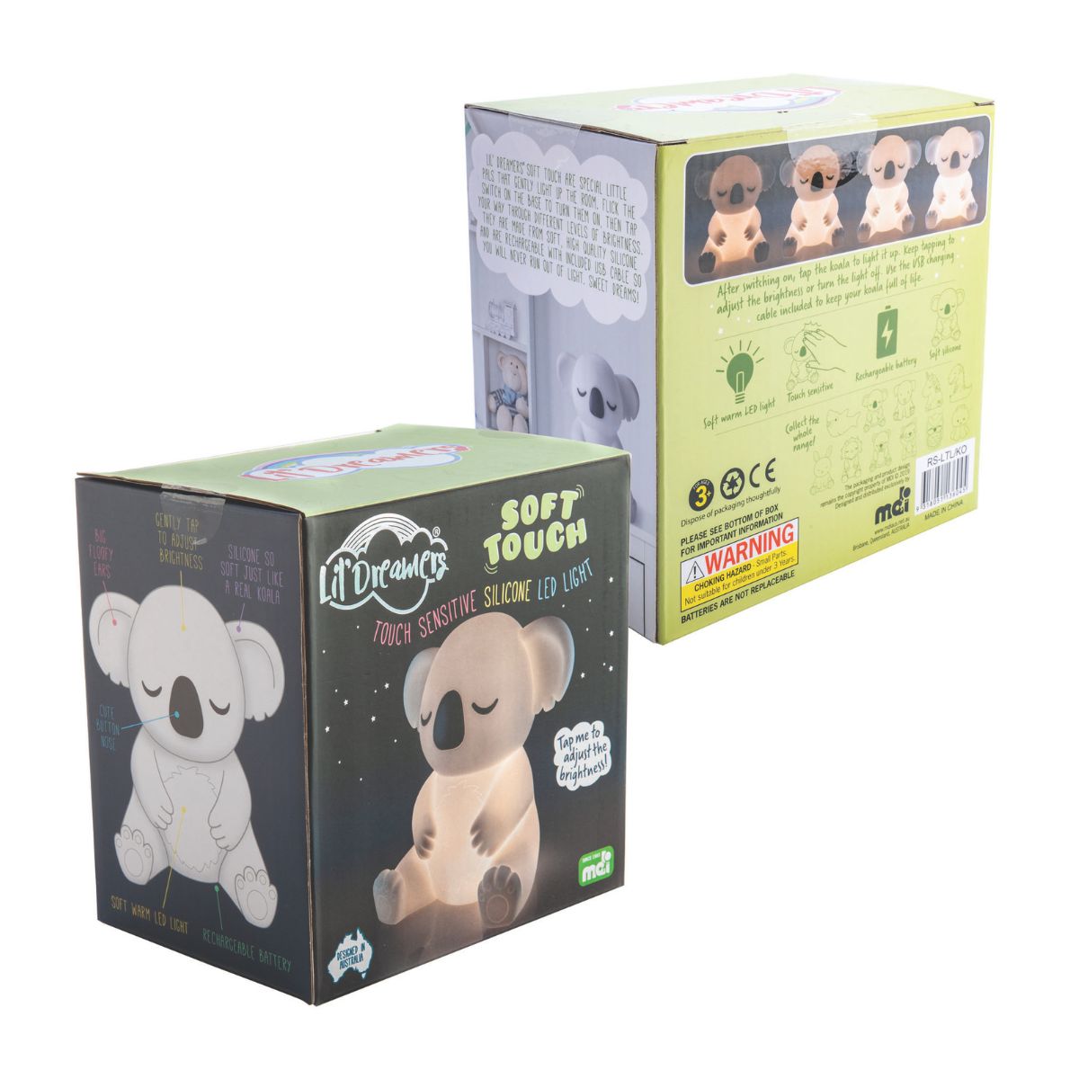 Lil' Dreamers Koala Soft Touch LED Light-2018816608545411074