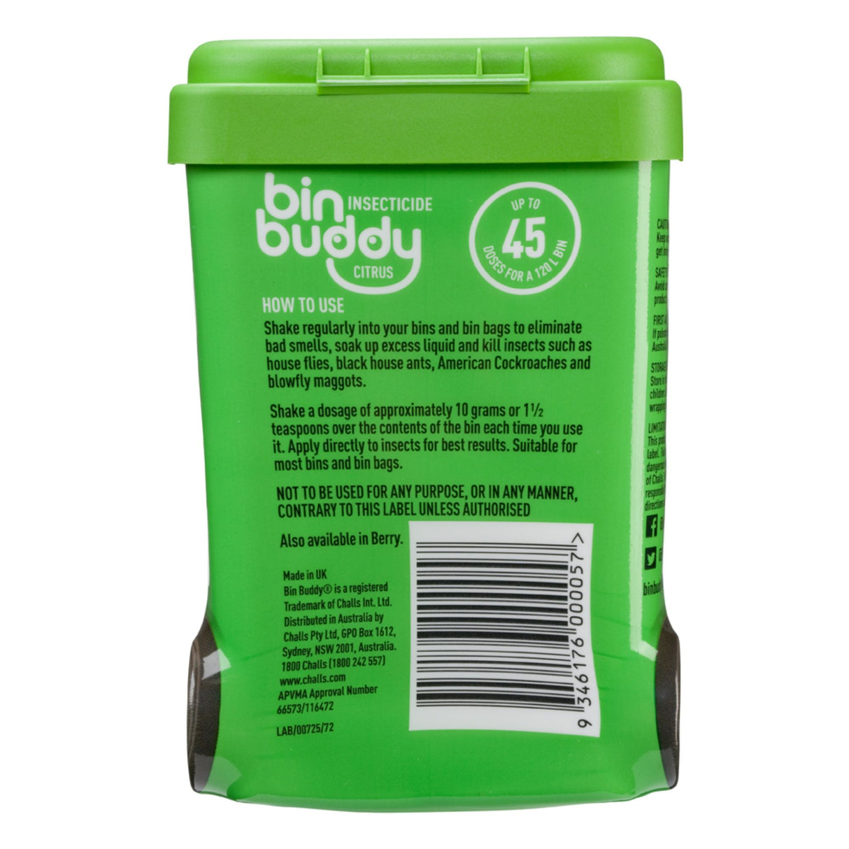 Bin Buddy Citrus 450g Power-2017004929956319234