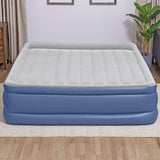 Bestway 203 x 193 x 56cm Tritech Air Mattress King Built-in AC Pump - Front View