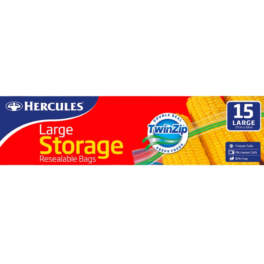 Hercules Large Storage Bags 15pk x5-2017004940060397570