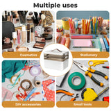 Levede Medical Storage Box Three Layer Medicine Case - Rear View