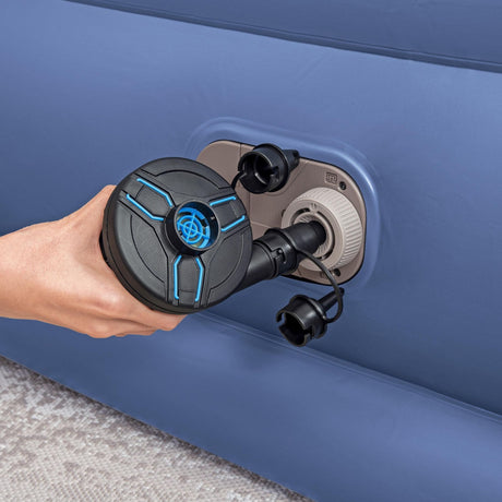 Bestway 203 x 193 x 56cm Tritech Air Mattress King Built-in AC Pump-2017004927657840645