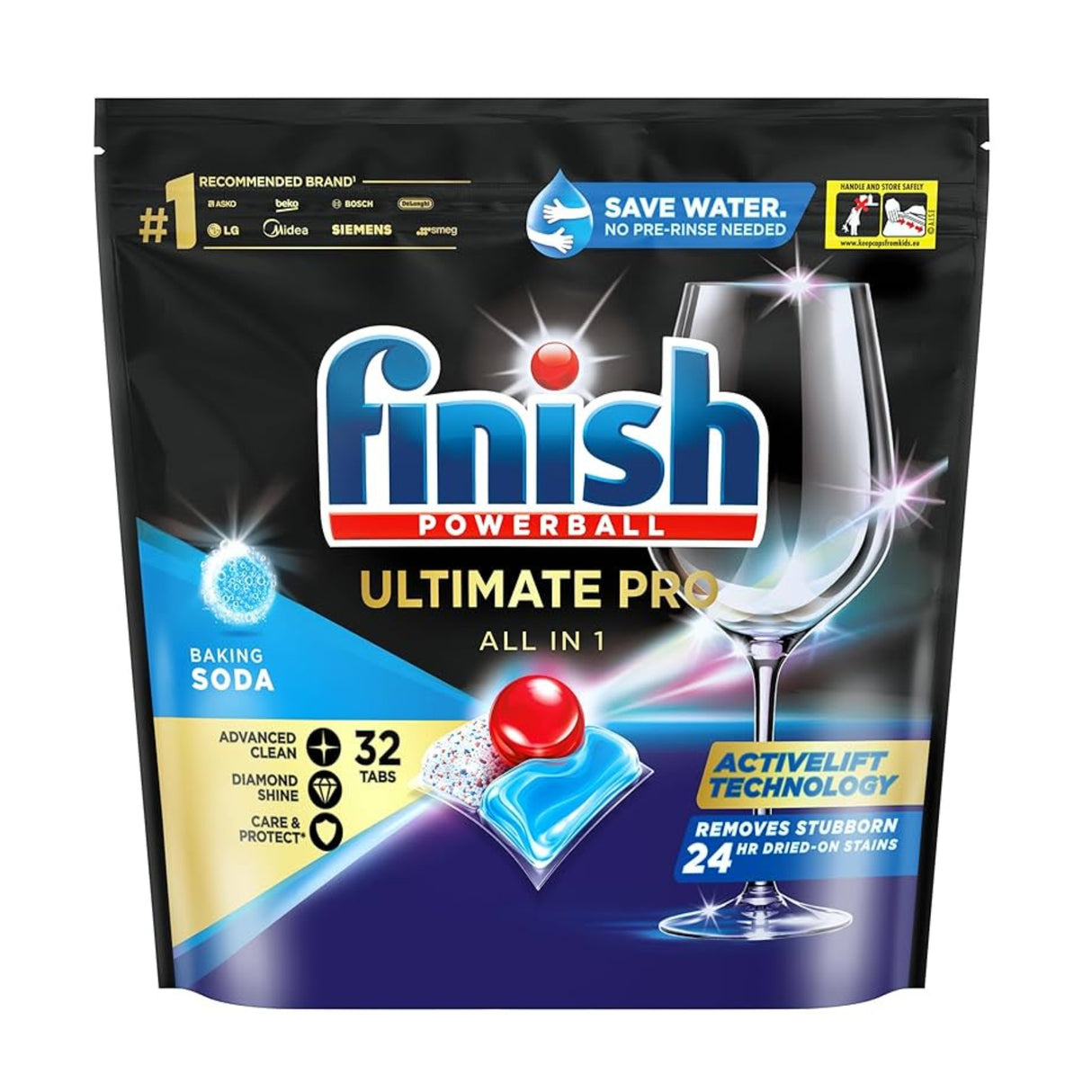 Finish Ultimate Pro x 32 Baking Soda Dishwasher Tablets-2006732796772618240