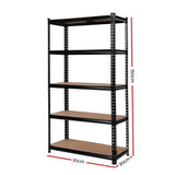 Giantz 6X1.5M Garage Shelving Warehouse Rack Storage Shelves Pallet Racking - Front View