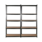 Giantz 4x1.8M Garage Shelving Warehouse Rack Pallet Racking Storage Charcoal - Side View