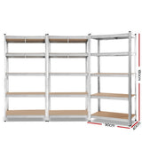Giants 3x1.8M Warehouse Shelving Rack Racking Garage Metal Storage Shelves - Front View