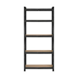 Sharptoo Warehouse Storage Rack Steel Frame 1.5m Black - Side View