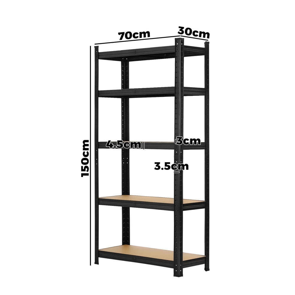 Sharptoo 3x Warehouse Storage Rack 5-tier 1.5m