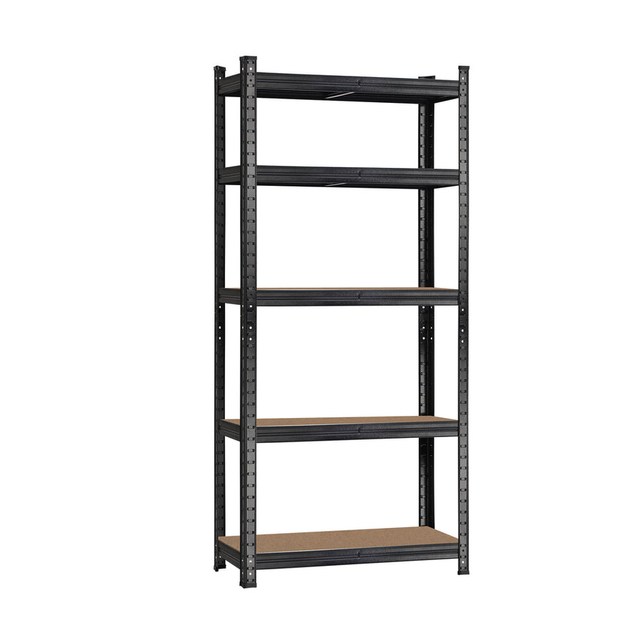 Sharptoo 4x Warehouse Storage Rack 5-tier 1.5m Black