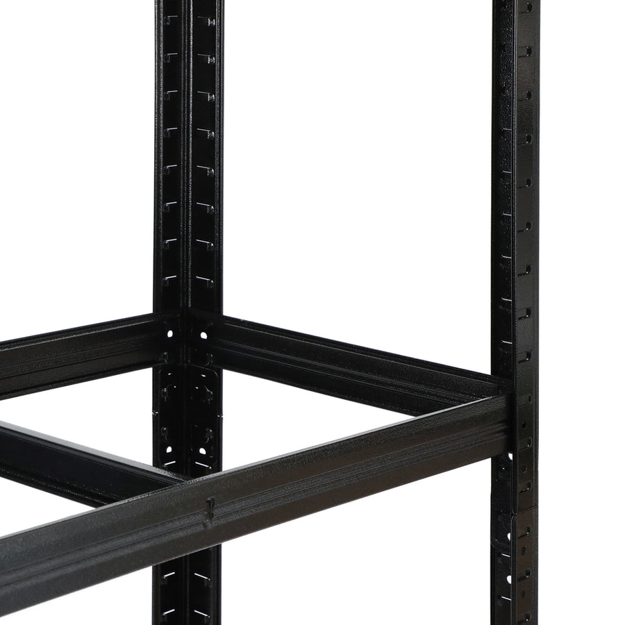 Sharptoo 4x Warehouse Storage Rack 5-tier 1.5m Black