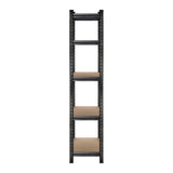 Sharptoo 2x Warehouse Storage Rack 1.8m Black - Top-Down View
