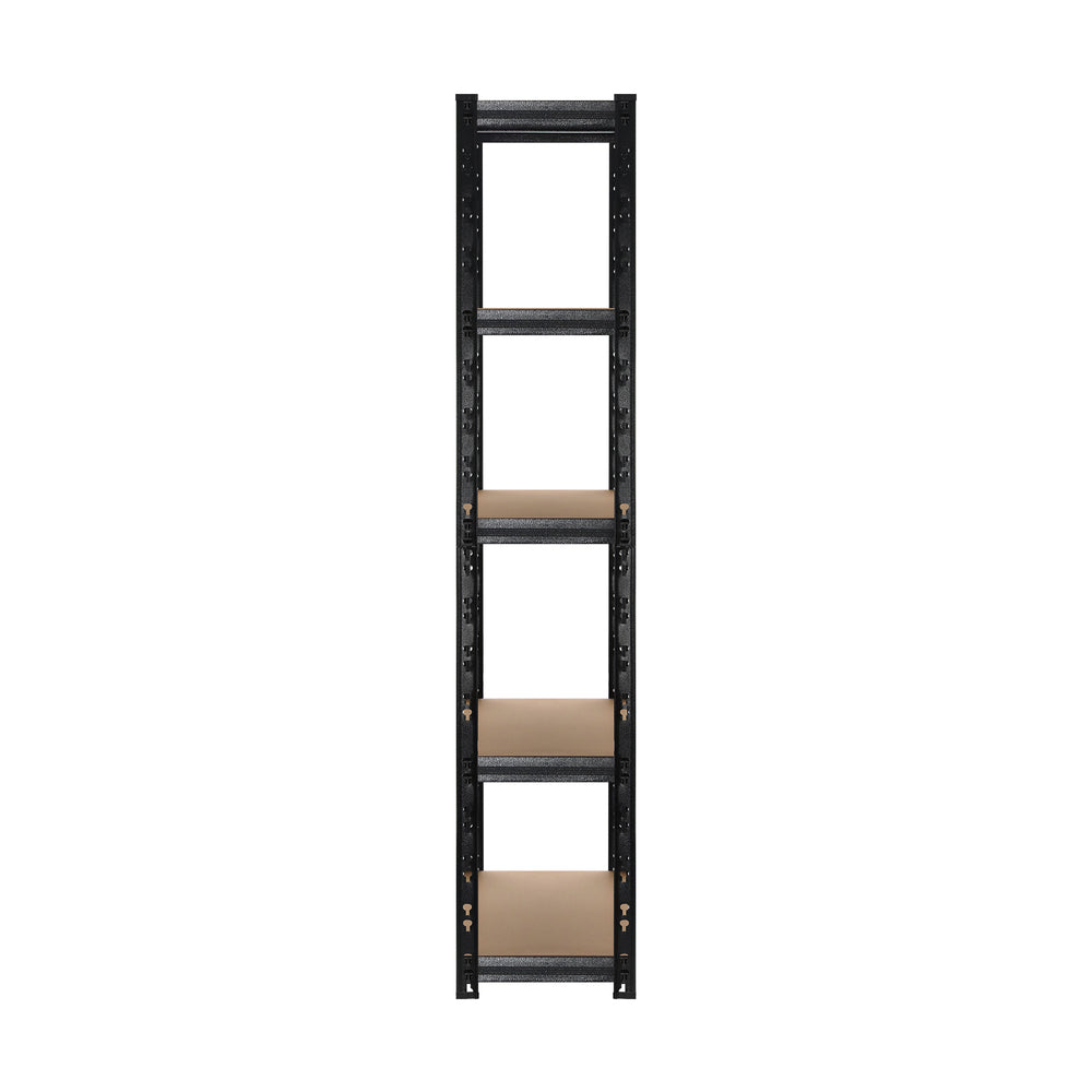 Sharptoo 3x Warehouse Storage Rack 5-tier 1.5m Black