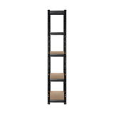 Sharptoo 3x Warehouse Storage Rack 5-tier 1.5m Black