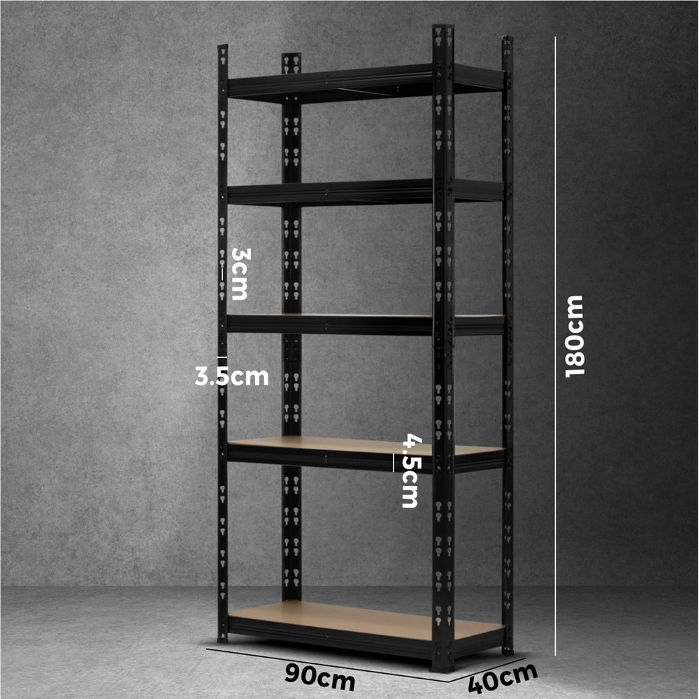Sharptoo Warehouse Storage Shelf Steel Frame 1.8x0.9m