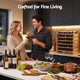 Artiss 36 Bottle Wooden Wine Rack 6 Tier Modular Wine Display Storage Stand Freestanding Holder Natural Pine Wood, 70 x 30 x 70cm - Extra Image