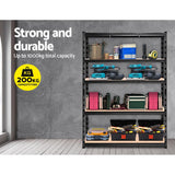 Giantz 2.4Mx1.8M Garage Shelving Warehouse Rack Pallet Racking Storage Shelve - 45-Degree Angle