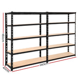 Giantz 2.4Mx1.8M Garage Shelving Warehouse Rack Pallet Racking Storage Shelve - Front View
