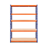 Giantz 1.8M Garage Shelving Warehouse Rack Pallet Racking Storage Shelve Blue - Side View