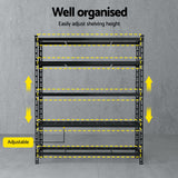 1.8MX1.2M Giantz Garage Shelving Warehouse Rack - 45-Degree Angle
