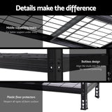 1.8MX1.2M Giantz Garage Shelving Warehouse Rack - Rear View