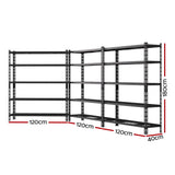 3 x 1.8M Giantz Garage Shelving Warehouse Rack - Front View