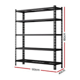 4 x 1.8M Giantz Garage Shelving Warehouse Rack - Front View