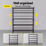 4 x 1.8M Giantz Garage Shelving Warehouse Rack - 45-Degree Angle