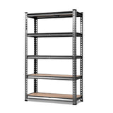 Giantz 1.5M Garage Shelving Warehouse Rack Pallet Racking Storage Shelf Charcoal - Close-Up Angle