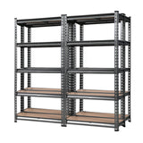 Giantz 4x1.5M Garage Shelving Warehouse Rack Pallet Racking Storage Charcoal - Low Angle