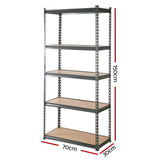 Giantz 6X1.5M Garage Shelving Warehouse Rack Pallet Racking Storage Shelves - Front View