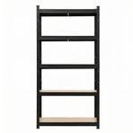 Giantz Garage Shelving 1.6X0.8m Warehouse Shelves Storage Rack Pallet Racking Black