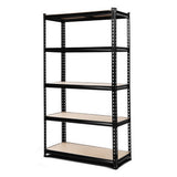 Giantz 1.8M Garage Shelving Warehouse Rack Pallet Racking Storage Shelve Black - Close-Up Angle