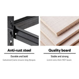 Giantz 1.8M Garage Shelving Warehouse Rack Pallet Racking Storage Shelf Charcoal - Top-Down View